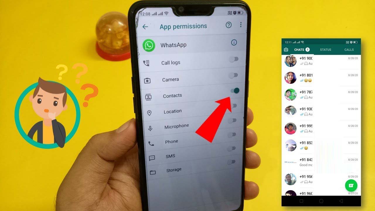 13 façons de réparer WhatsApp ne s affiche pas Nom du contact Mais nombre