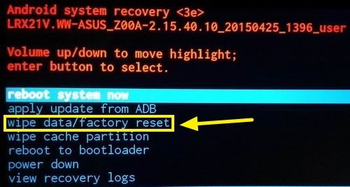 do factory reset of your phone2