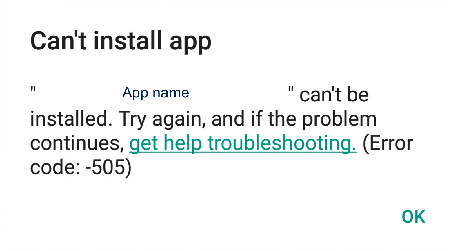 Fixer Erreur 505 dans Google Play Store