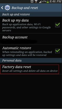 factory-reset