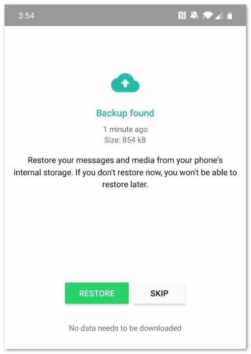 restore whatsapp