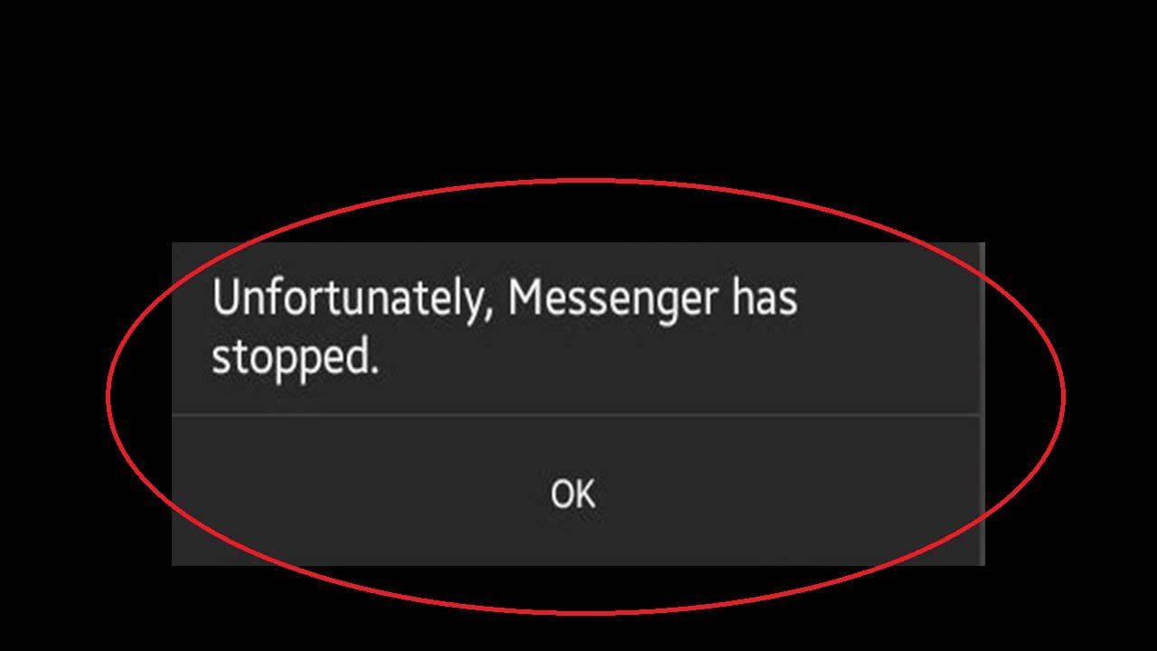 Malheureusement , Messenger s'est arrêté