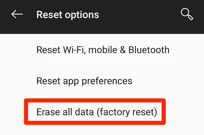 factory-reset