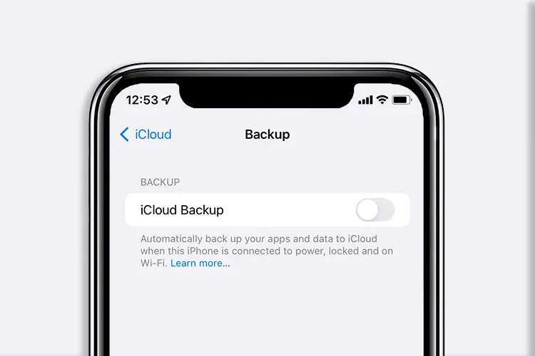 réparer Sauvegarde iCloud grisée Sur iPhone