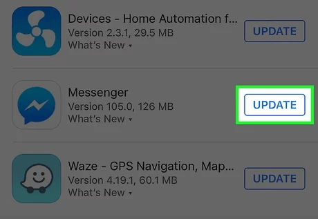 update-messenger-app