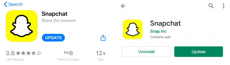 update-snapchat