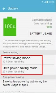 Switch-on-Power-save-mode