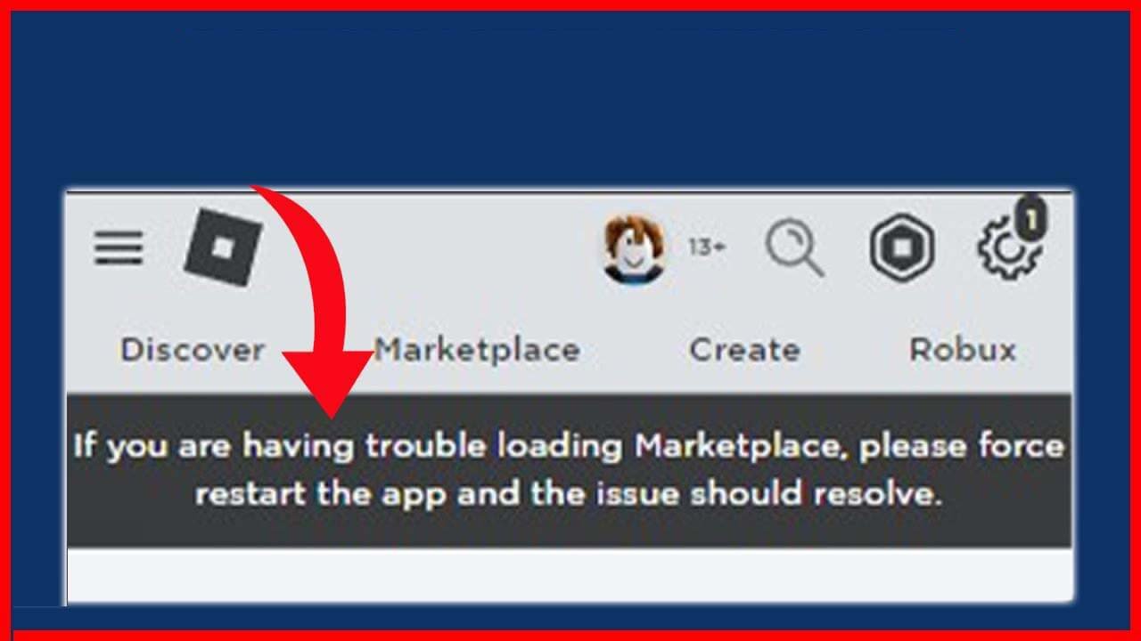 réparer Place de marché Roblox Pas de chargement Sur Androïd