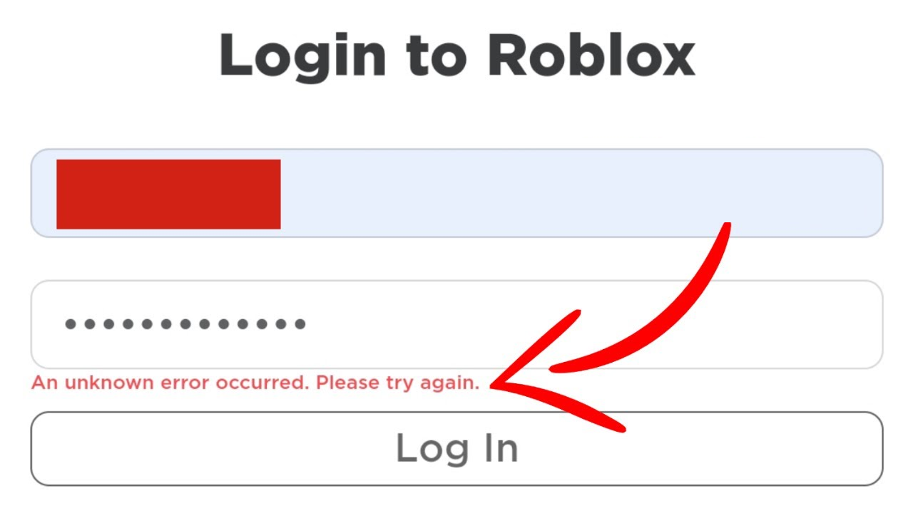 Roblox "Une erreur inconnue est survenue" Sur Androïd