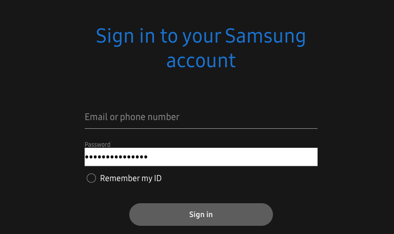 login-samsung-account-using-pc