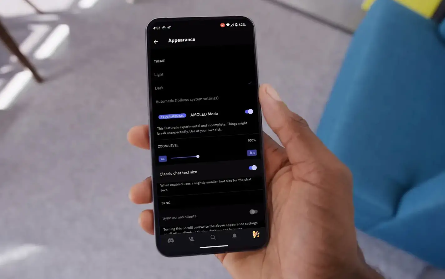 Corriger Discord AMOLED Mode Ne fonctionne pas sur Android