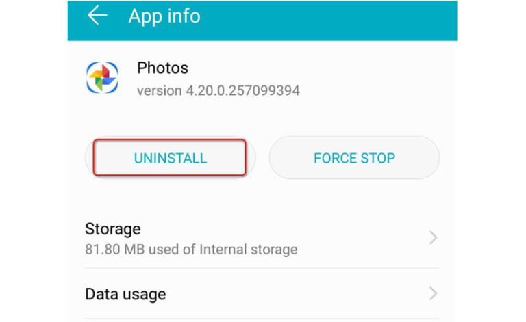 uninstall-google-photos