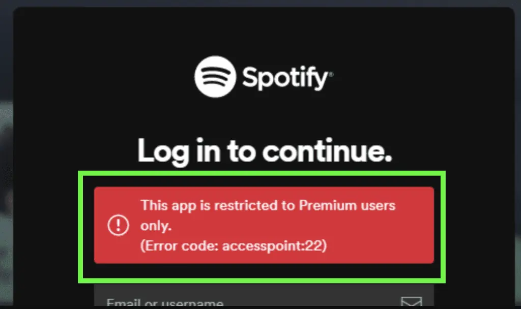 Réparer "Cette application est réservée aux utilisateurs Premium uniquement" Sur Spotify