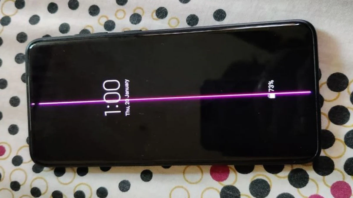 Réparer Ligne Rose allumée Écran du téléphone Samsung