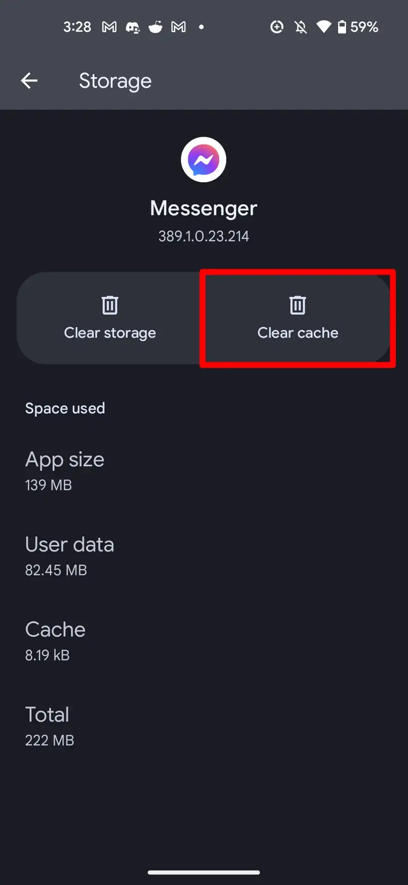 clear-cache-messenger